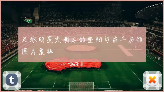 足球明星失明后的坚韧与奋斗历程图片集锦